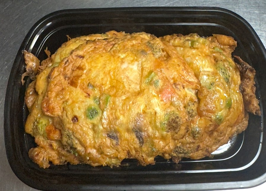 47. Vegetable Egg Foo Young