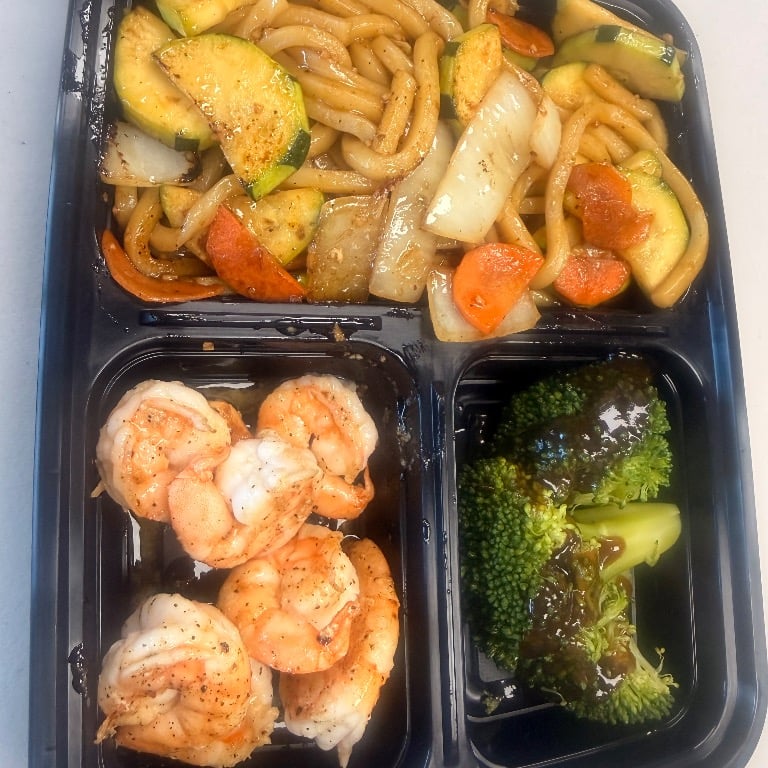 Garlic Butter Shrimp & Udon Noodles Combo