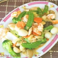Shrimp w. Chinese Vegetable 白菜虾
