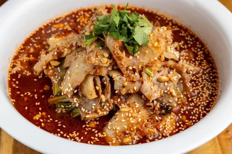 Chengdu Beef Tripe & Tendon in Chili Oil (Cold)