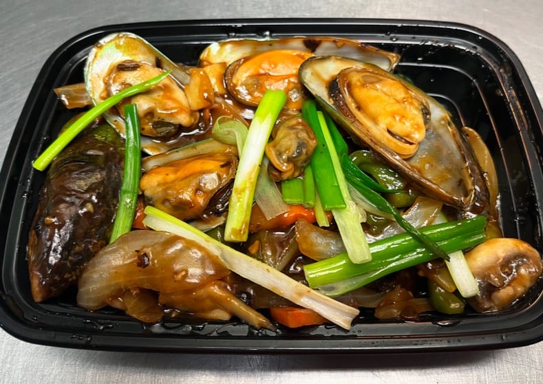 92b. 豆豉青口 Green Mussel w. Black Bean Sauce