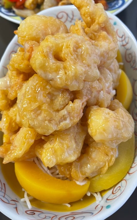 61. Peach Yum Yum Shrimp