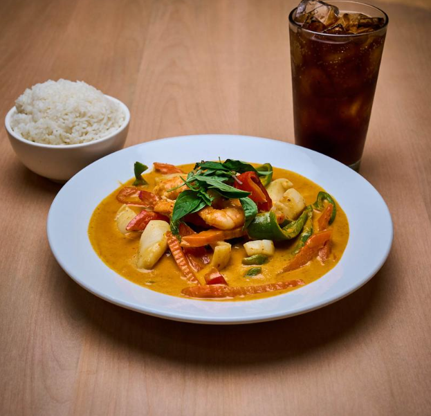 76. Seafood Red Curry
