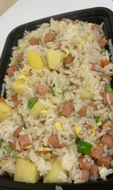 16. Fried Rice with Ham & Pineapple