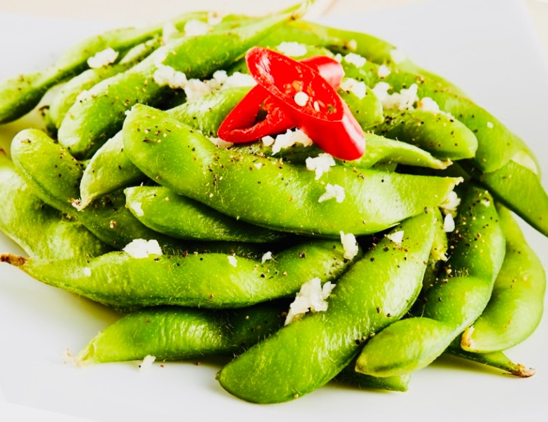 Garlic Edamame