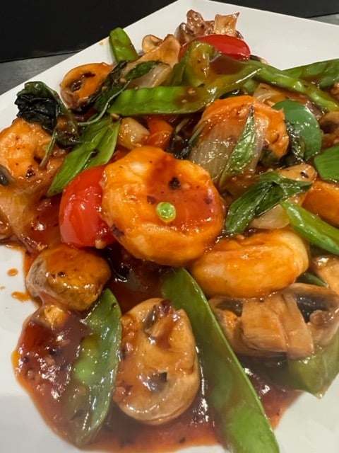 Sh5. Basil Chili Garlic Shrimp