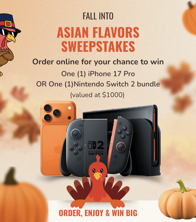 Fall into Asian Flavors Sweepstakes