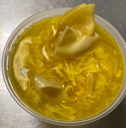 2. Wonton Egg Drop Soup