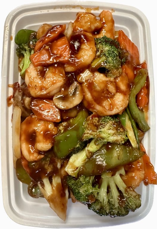 J7. 杂菜虾 Shrimp w. Mixed Vegetable