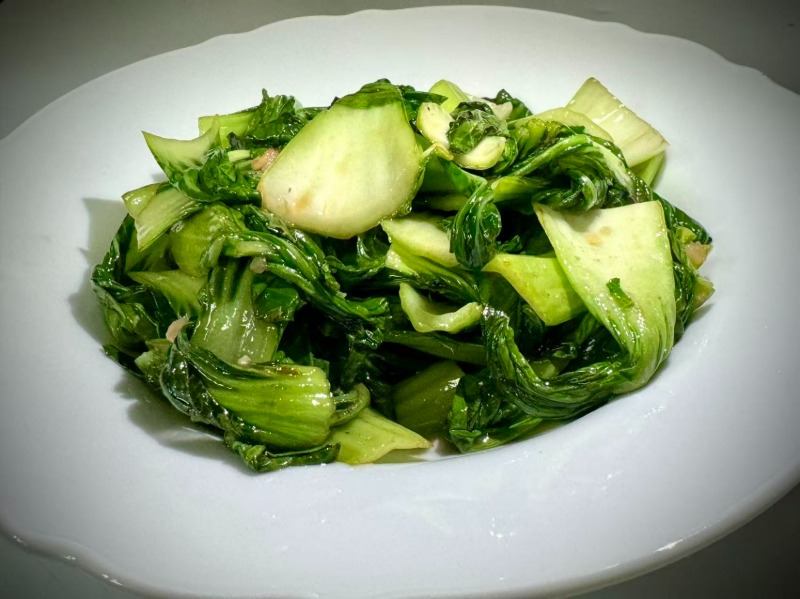 V3. Stir Fry Shanghai Bok Choy with Fresh Garlic