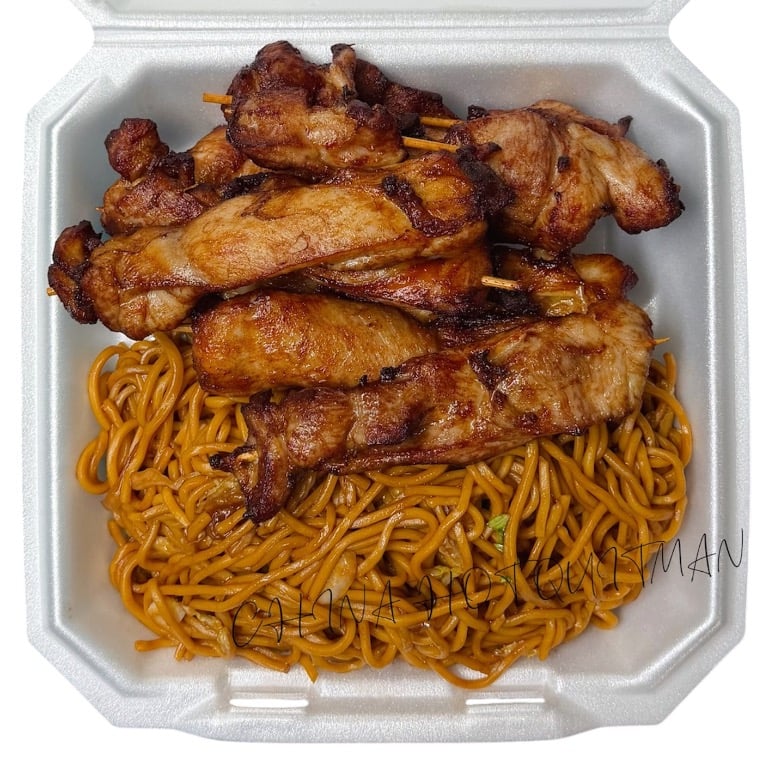 Big Plate Special Chicken Sticks (8) + Lo Mein