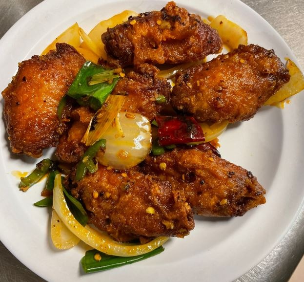 AS10. Szechuan Spicy Chicken Wings 麻辣鸡翅