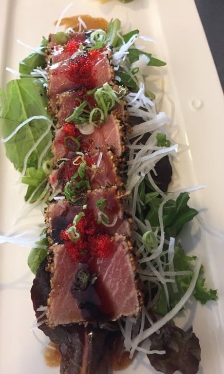 Seared Blue Fin Toro Appetizer