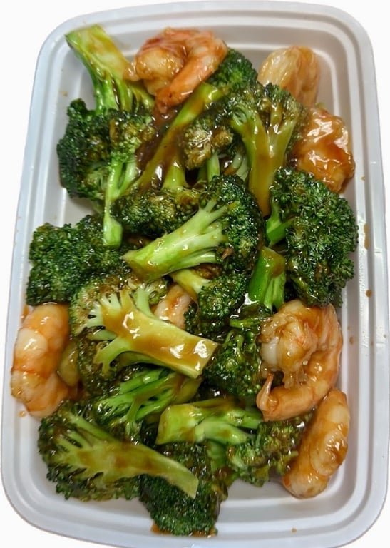 J6. 芥兰虾 Shrimp w. Broccoli