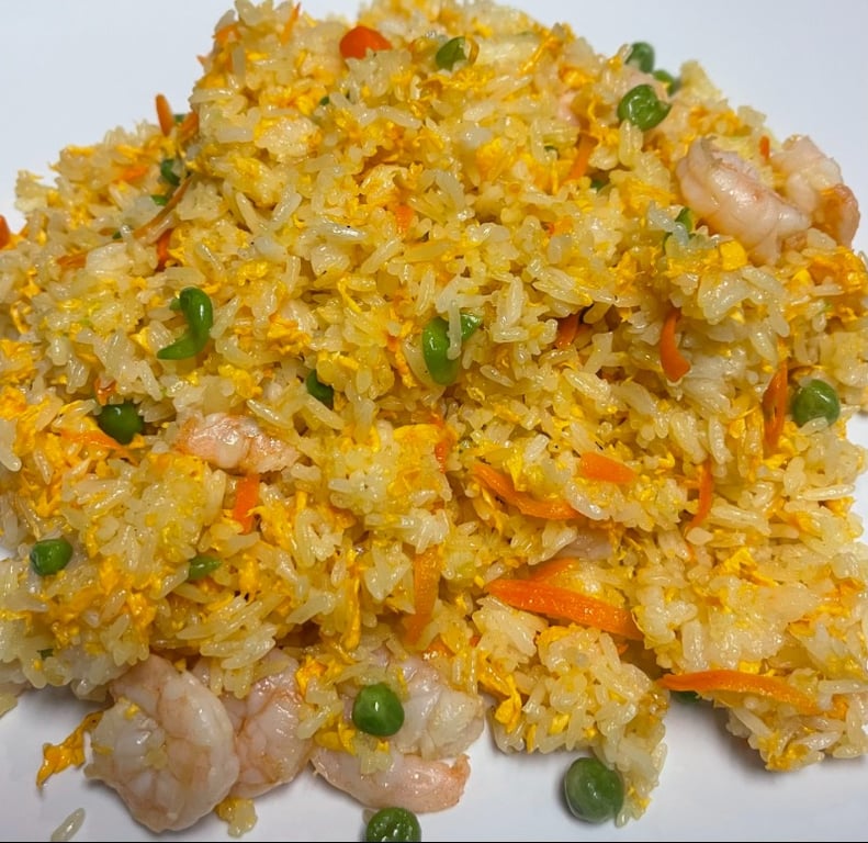 R5. Shrimp Fried Rice (虾炒饭)