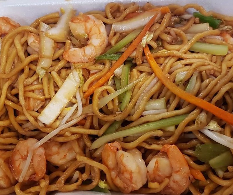 113. Shrimp Lo Mein 虾捞面