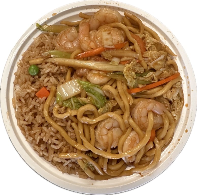 L15. 虾捞面 Shrimp Lo Mein