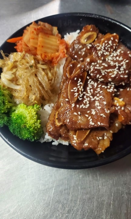 Korean Kalbi Short Ribs Meal
