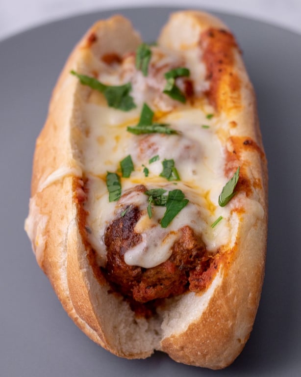 Meatball Parmesan Sub