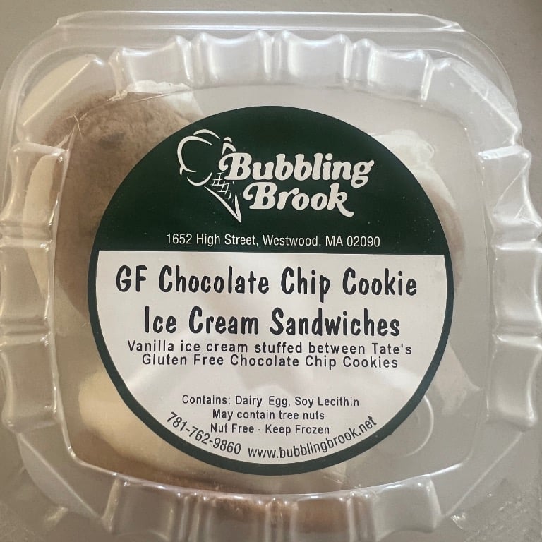 Gluten Free Chocolate Chip Cookie Sandwiches - 3 pack