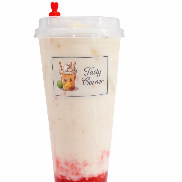 M05. Strawberry Fresh Milk Tea