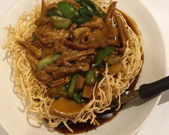 58. Beef Pan-Fried Noodles 牛两面黄
