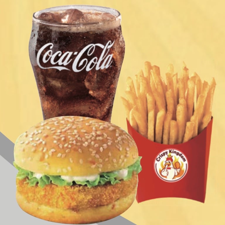 B5 Combo - Shrimp Patty Burger