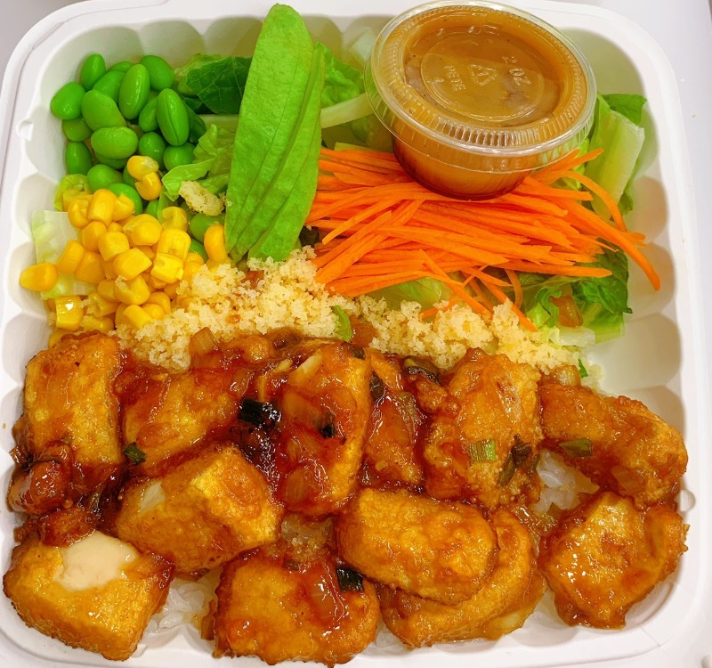 15. Teriyaki Tofu Rice Bowl