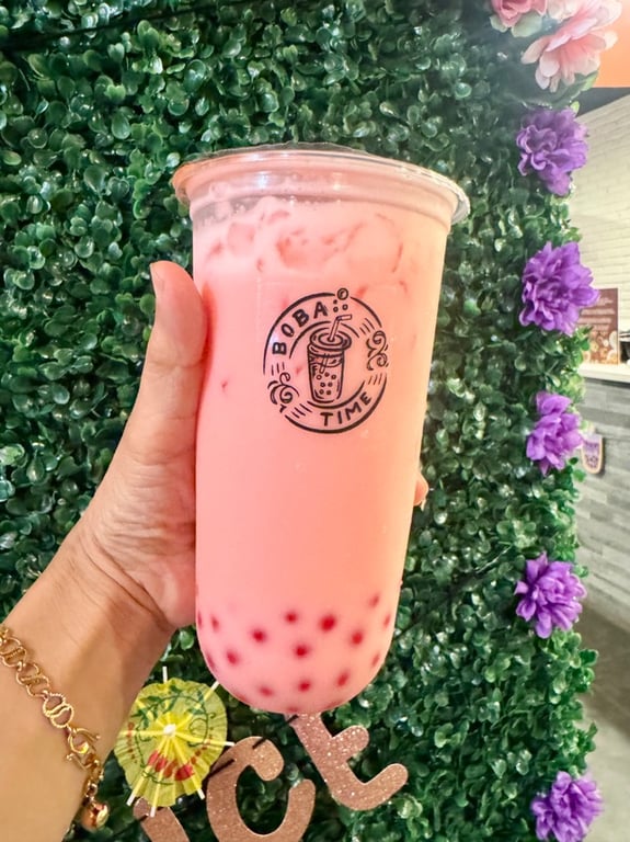 Strawberry Popping Boba