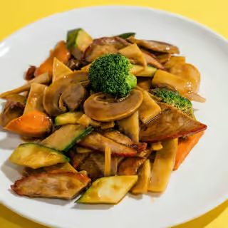Roast Pork w. Mixed Vegetables