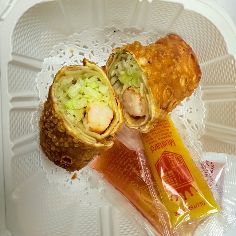 3. 虾卷 Shrimp Egg Roll