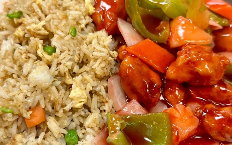 Sweet and Sour Pork w/Fried Rice