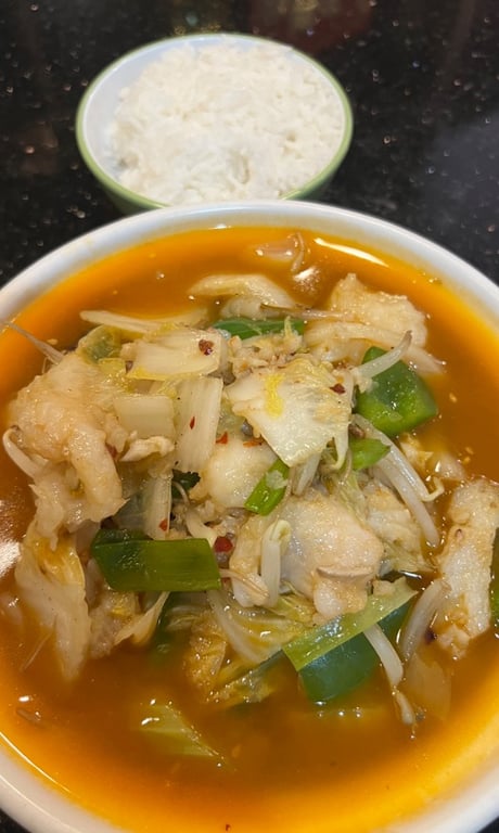 Boiled Fish in Hot Oil