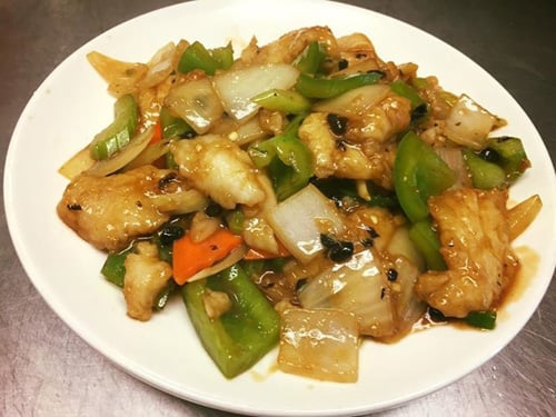 Fish Fillets in Black Bean Sauce