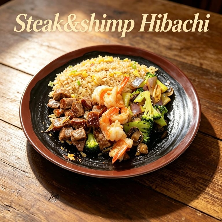 Hibachi Shrimp & Steak