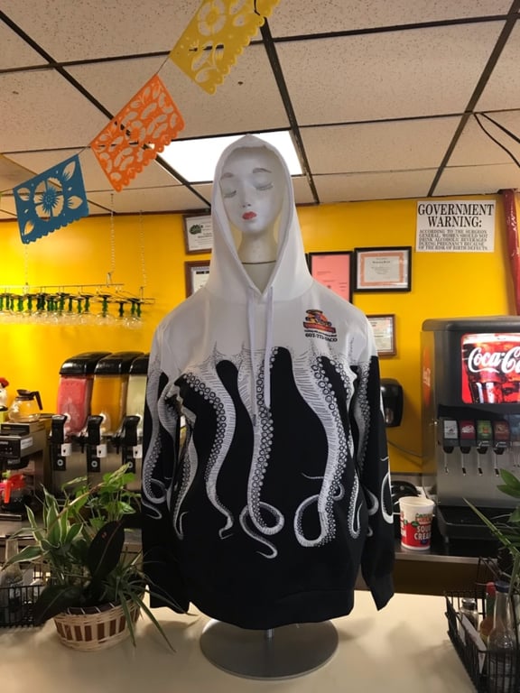 Black & White El Pulpo Sweatshirt