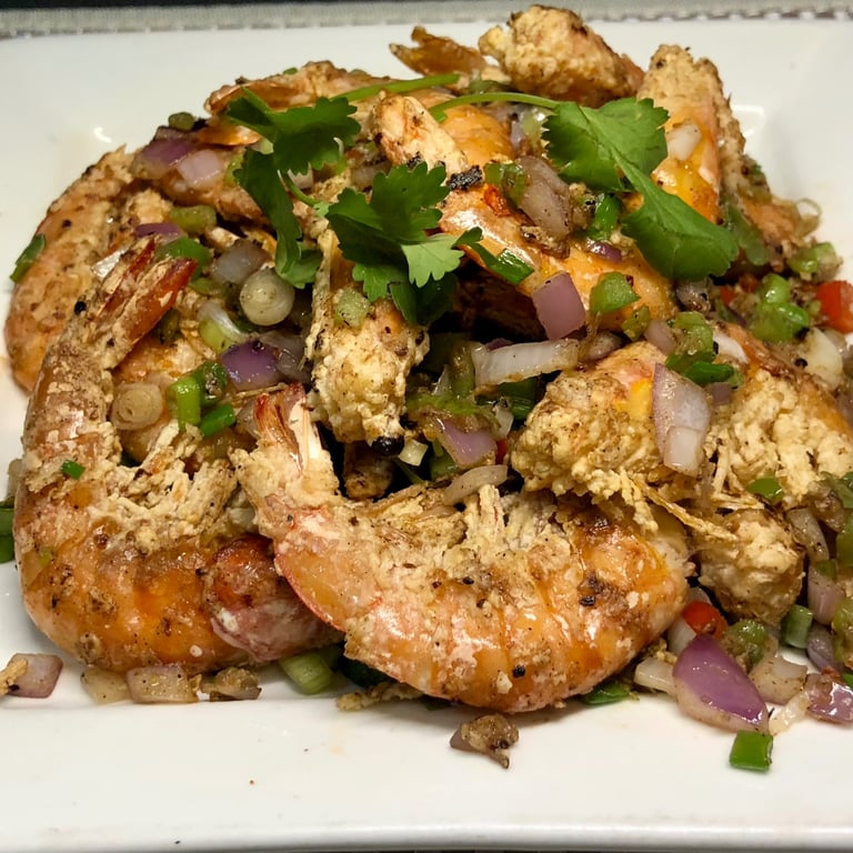 16. Fried Salt Pepper Shrimp