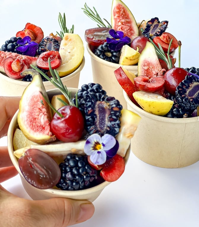 Mini-cups de fruits