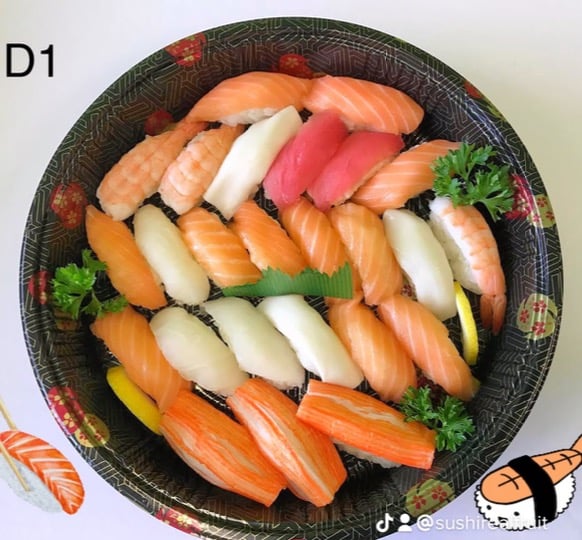 D1. 25 Pcs Sushi Nigiri