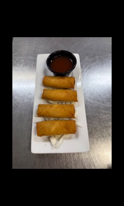 A1. Fried Veg Egg Roll (4 pcs)