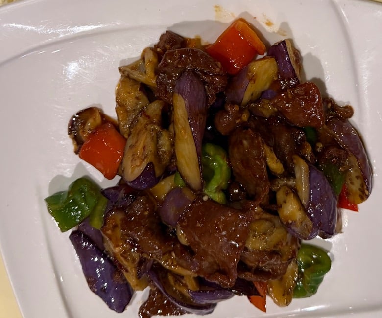 43. Eggplant w. Beef