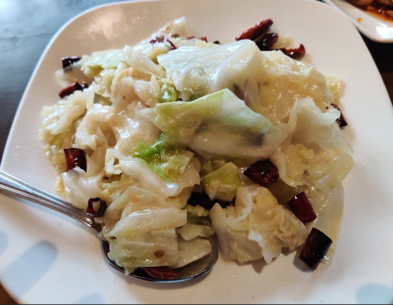 128. Sauteed Cabbage w. Dry Pepper