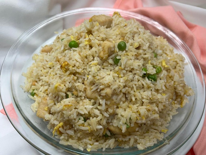 【Rc】咸魚雞粒炒飯 Chicken Fried Rice w. Salty Fish Flavored