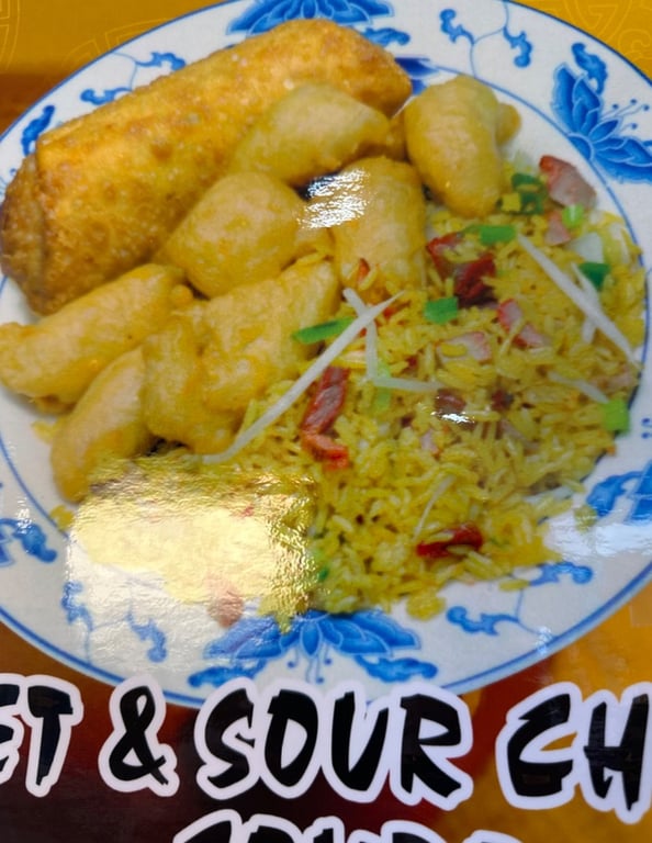S20. Sweet & Sour Chicken (Combo Platter)