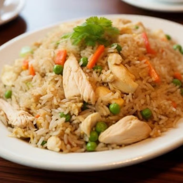 鸡炒饭 84. Chicken  Fried Rice