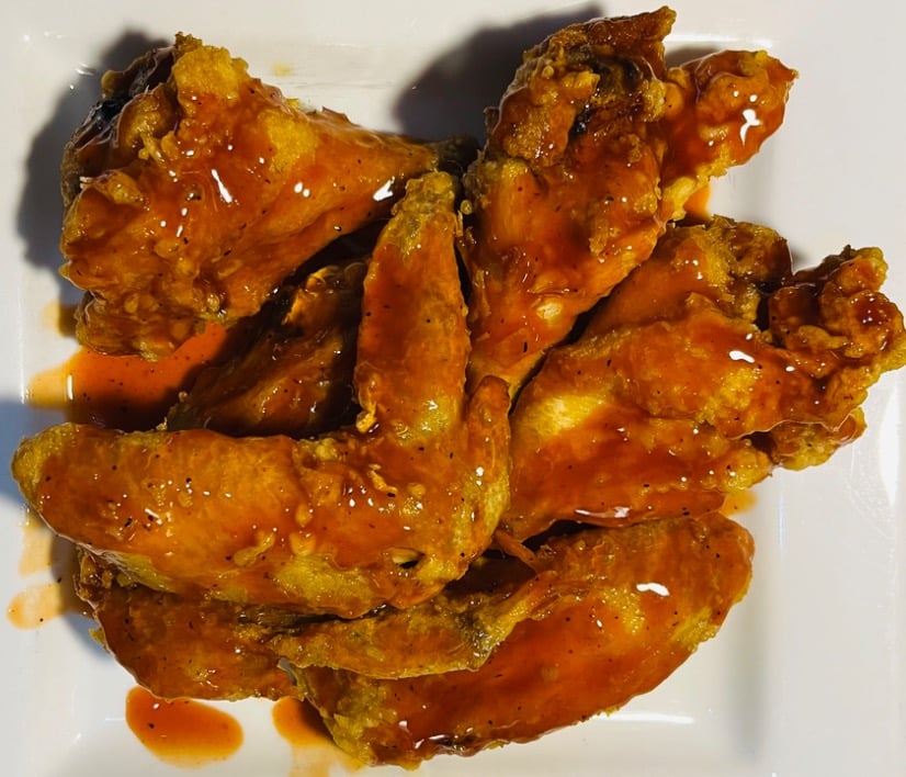 A4. Hot Chicken Wings (6) 辣鸡翅