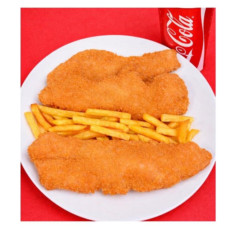 Combo15,2Pc chicken tenders,1Pc fish, fries,Drink 2块鸡柳1块鱼薯条饮料