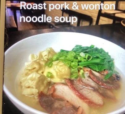 Roast Pork & Wonton Noodle Soup