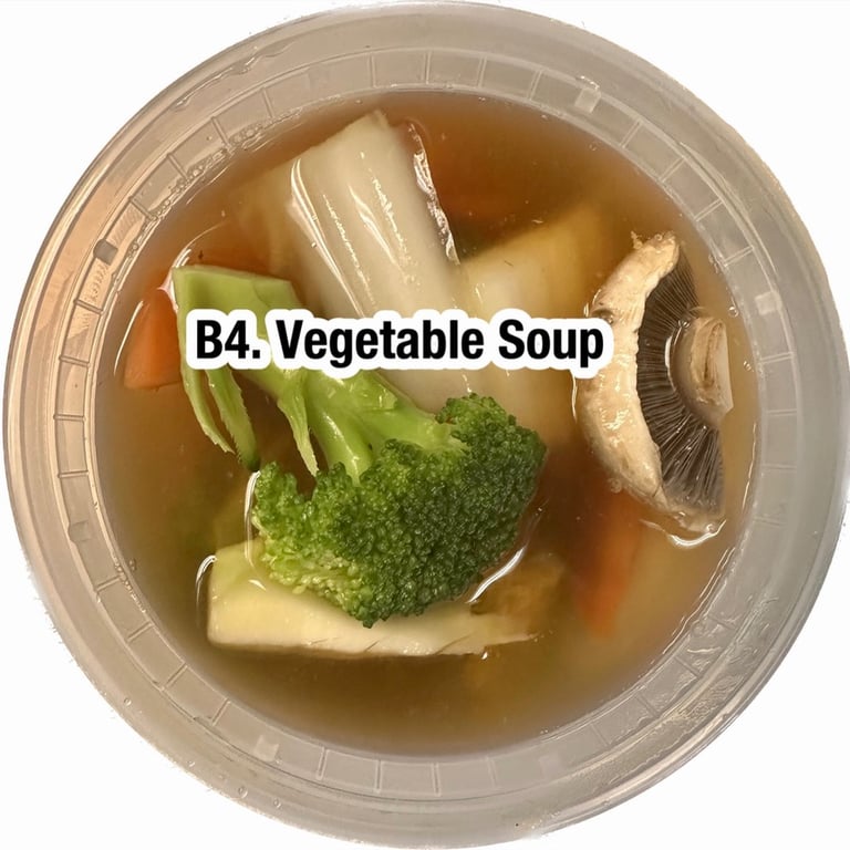B4. 青菜汤 Vegetable Soup