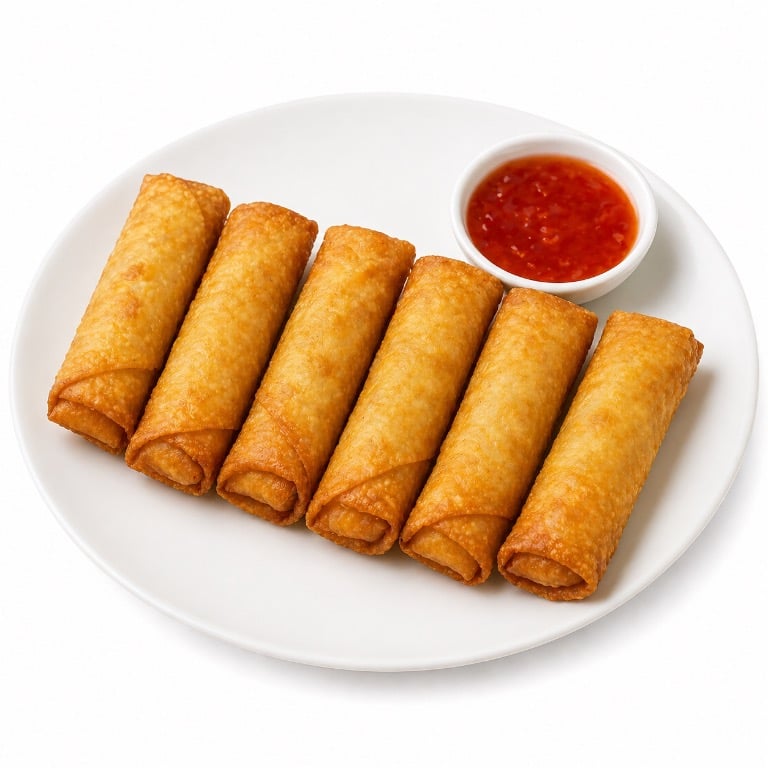 R02. Veggie Egg Rolls (6 pcs)